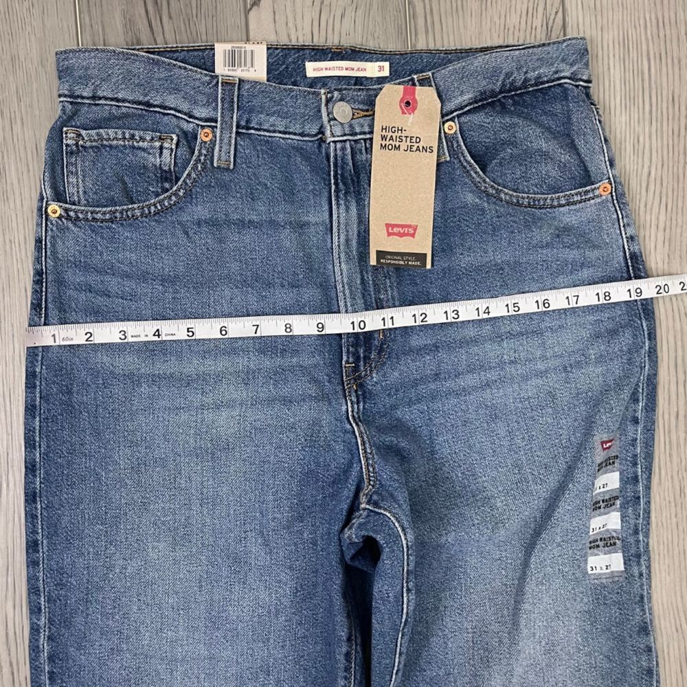 Levi's Womens Size 31 High Waist Mom Cotton Denim NEW Jeans Vintage Casual Retro - Picture 12 of 13